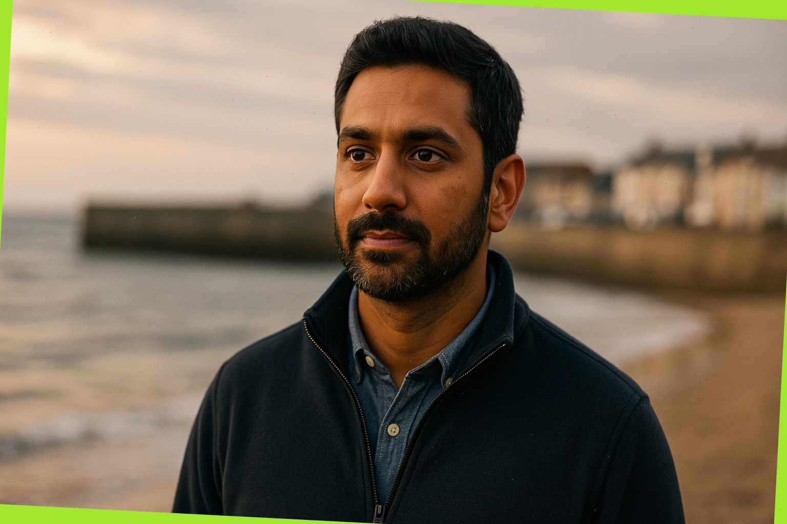 Ravi Patel, shore liaison helping with late arrivals